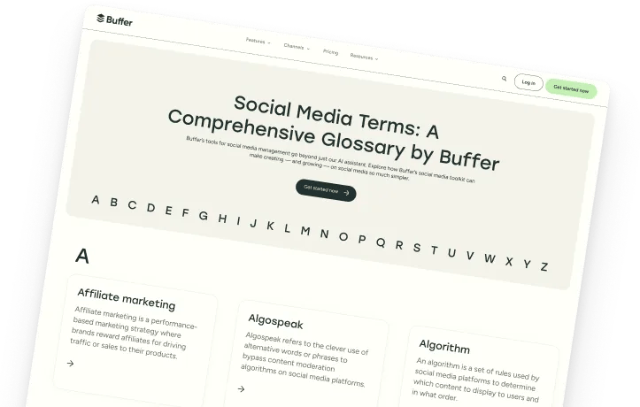 Social Media Glossary